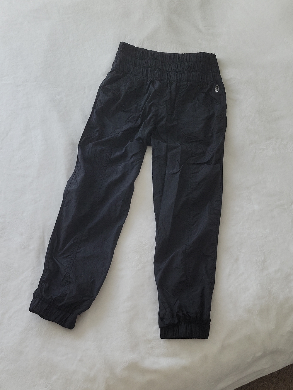 Free People Black Women's Track Jogger Pants
